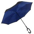 Paraguas invertido inverso de doble capa de sombra de coche